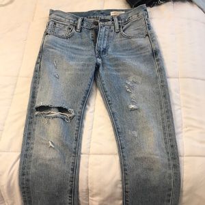 Authentic Levi crop jeans